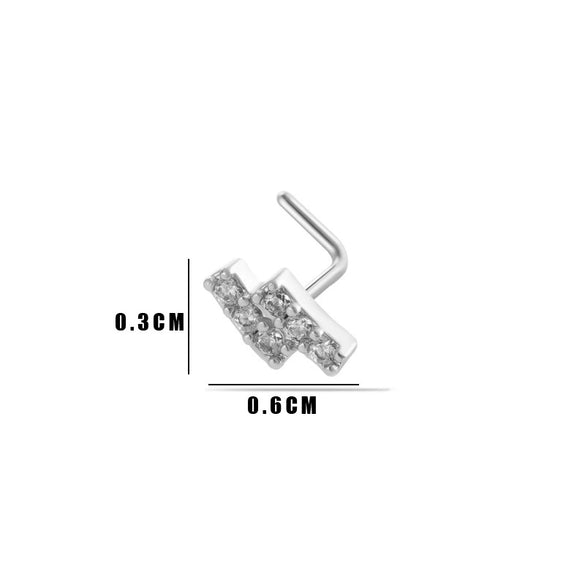 Puncture Jewelry Metal Heart Shape Electroplated For Women