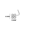 Puncture Jewelry Metal Heart Shape Electroplated For Women
