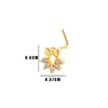 Puncture Jewelry Metal Heart Shape Electroplated For Women
