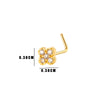 Puncture Jewelry Metal Heart Shape Electroplated For Women