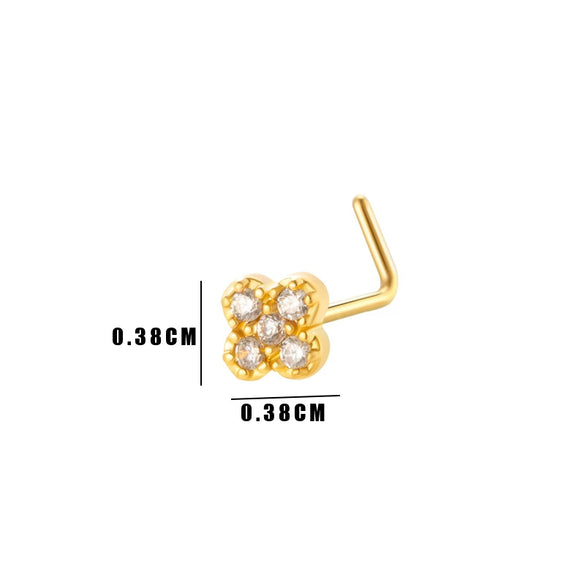 Puncture Jewelry Metal Heart Shape Electroplated For Women