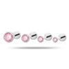 Puncture Jewelry Titanium Alloy Geometric Electroplated Zircon Lip Nail Tragium Ear Nail