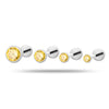 Puncture Jewelry Titanium Alloy Geometric Electroplated Zircon Lip Nail Tragium Ear Nail