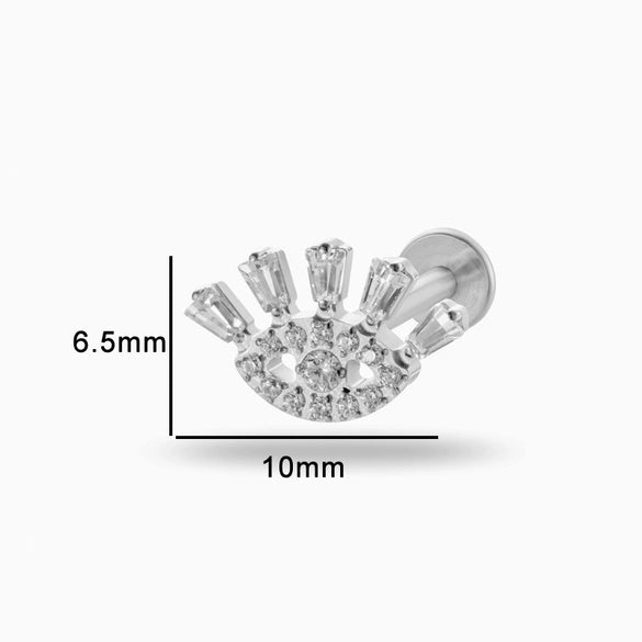 Puncture Jewelry Titanium Alloy Heart Shape Electroplated Pendant For Women