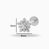 Puncture Jewelry Titanium Alloy Heart Shape Electroplated Pendant For Women