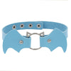 Punk Bat Pu Leather Alloy Halloween Women'S Choker