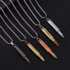 Punk Bullet Stainless Steel Alloy Plating Men'S Pendant Necklace