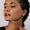 Punk Cool Style Heart Shape Alloy Plating Nose Ring