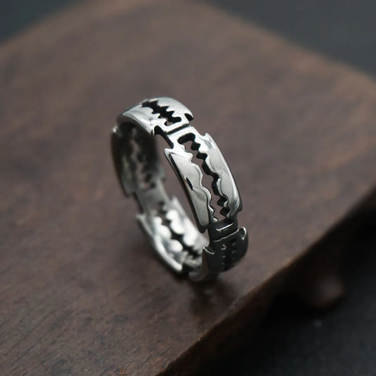 Punk Cool Style Solid Color Stainless Steel Unisex Rings