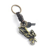 Punk Cowhide Aircraft Harley Motorcycle Keychain