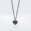 Punk Dark Style Titanium Steel Heart Shape Pendant Necklace
