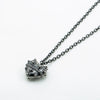 Punk Dark Style Titanium Steel Heart Shape Pendant Necklace