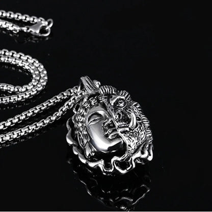 Punk Geometric Alloy Plating Men's Necklace