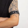 Punk Geometric Artificial Leather Adjustable Arm Chain Bracelet Ring For Men