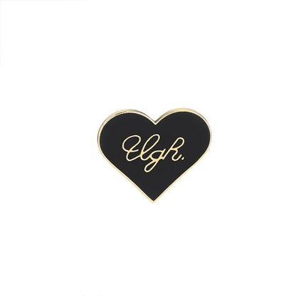 Punk Geometric Heart Shape Alloy Plating Unisex Brooches