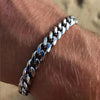 304 Stainless Steel Punk Plating Geometric Bracelets
