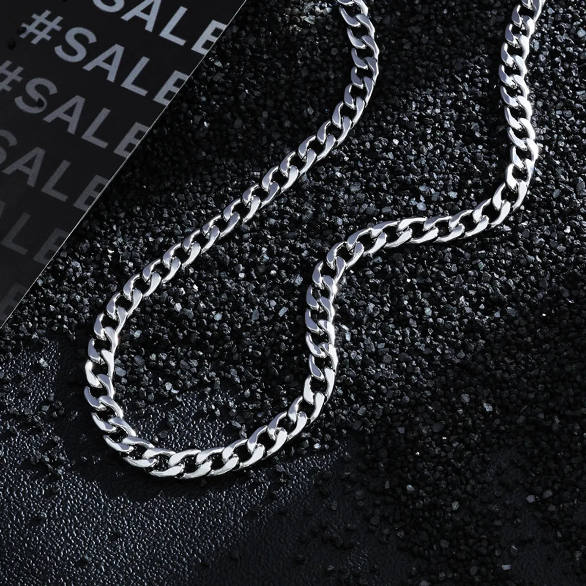 Punk Geometric Stainless Steel Plating Unisex Necklace