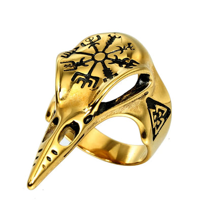 Punk Geometric Stainless Steel Polishing None 18K Gold Plated Rhodium Plated Unisex Rings