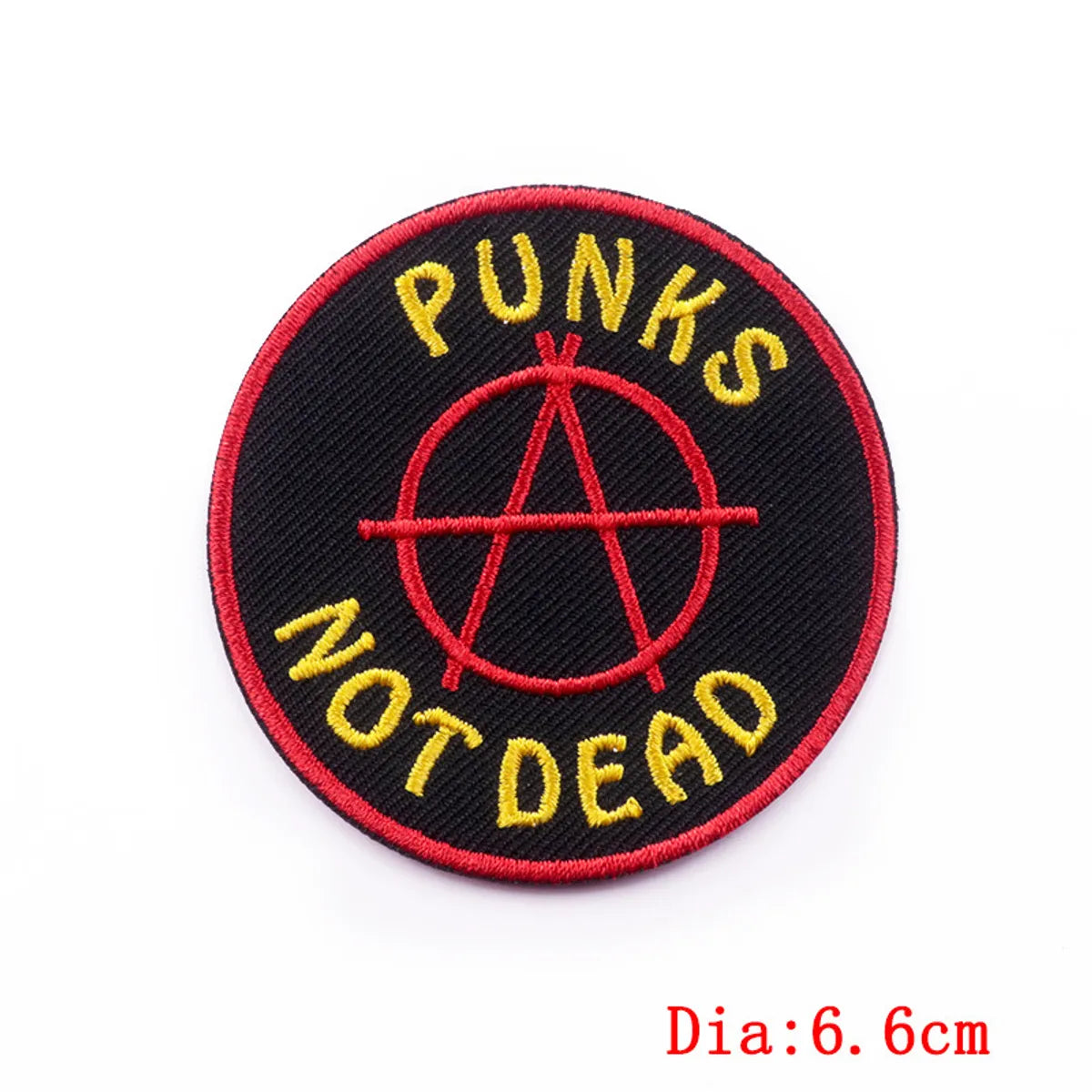 Punk Letter Embroidery Thread Cloth Sticker 1 Piece