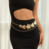 Punk Metal Waist Chain With Starfish Design For Female