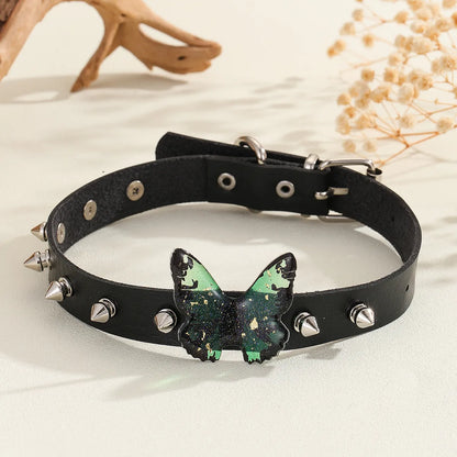 Punk Modern Style Butterfly Pu Leather Alloy Wholesale