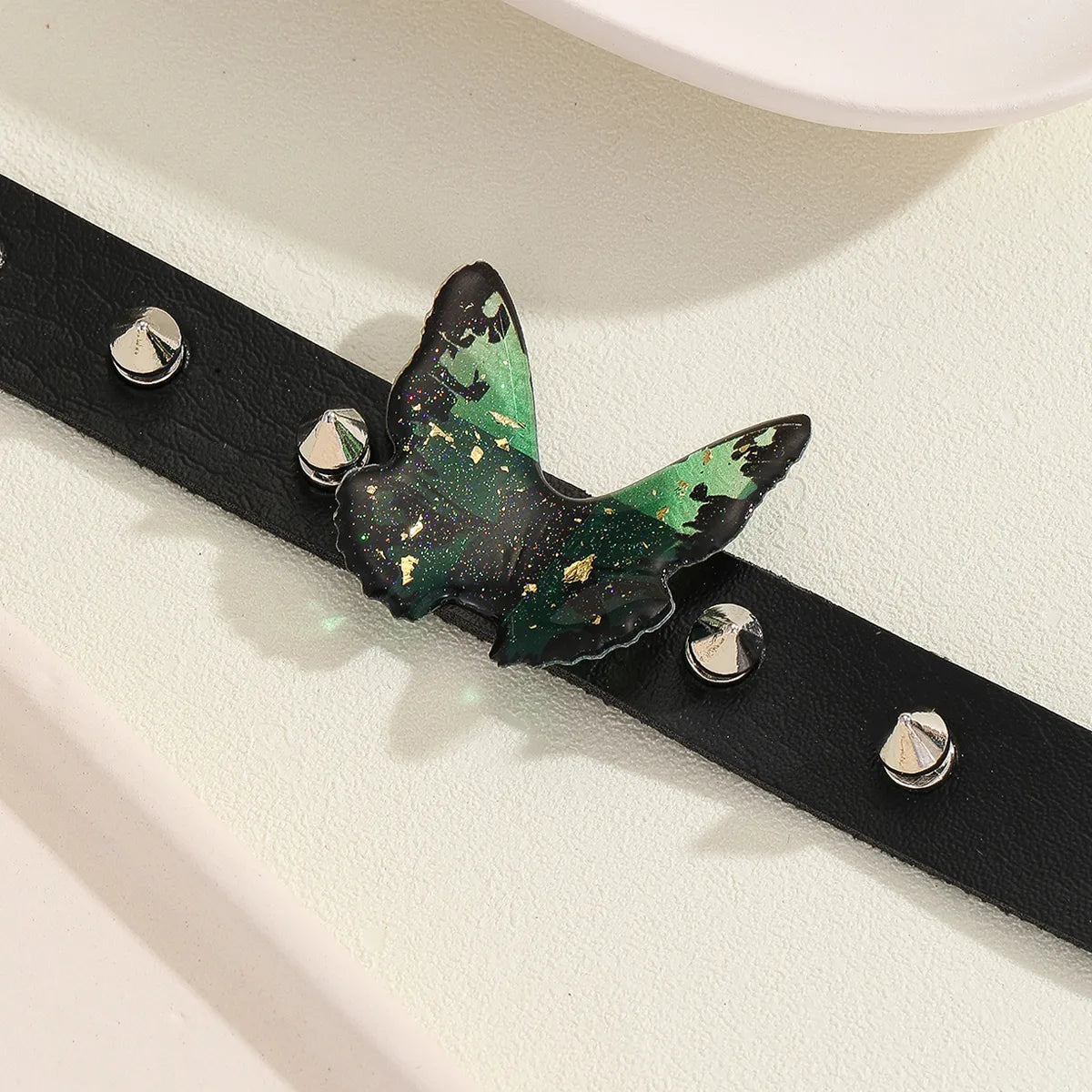 Punk Modern Style Butterfly Pu Leather Alloy Wholesale