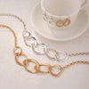 Punk Modern Style Simple Style Geometric Alloy Women's Earrings Necklace