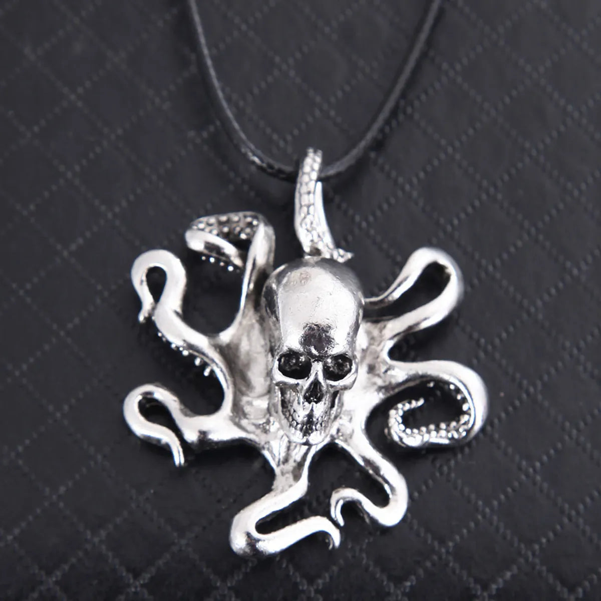 Punk Octopus Skull Alloy Plating Men'S Pendant Necklace