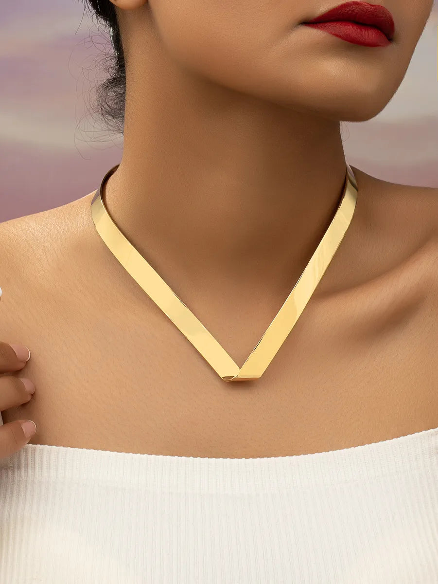 Punk Simple Style Geometric Ferroalloy Wholesale Choker