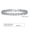 Punk Simple Style Solid Color 201 Stainless Steel Men'S Bracelets