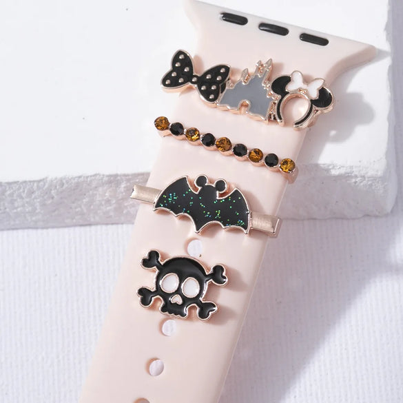Punk Skull Halloween Alloy Watch Strap