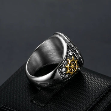 Punk Skull Stainless Steel Plating Men'S Rings