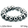 Punk Skull Titanium Steel Bracelets 1 Piece