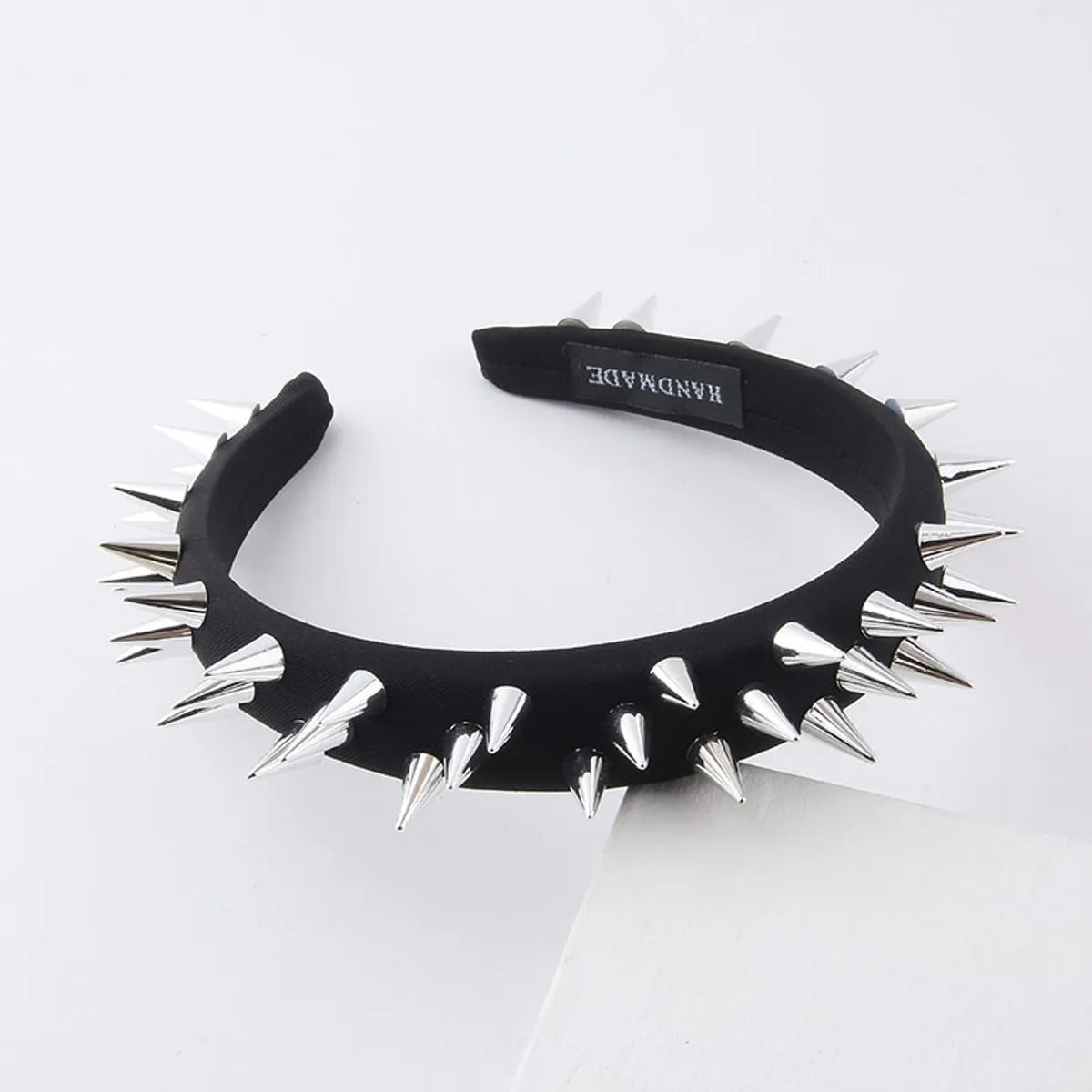 Punk Solid Color Cloth  Hair Band