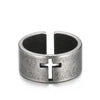 Punk Solid Color Titanium Steel Men'S Rings
