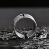 Punk Solid Color Titanium Steel Men'S Rings