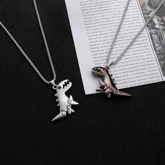 Punk Streetwear Animal Alloy Titanium Steel Wholesale Pendant Necklace