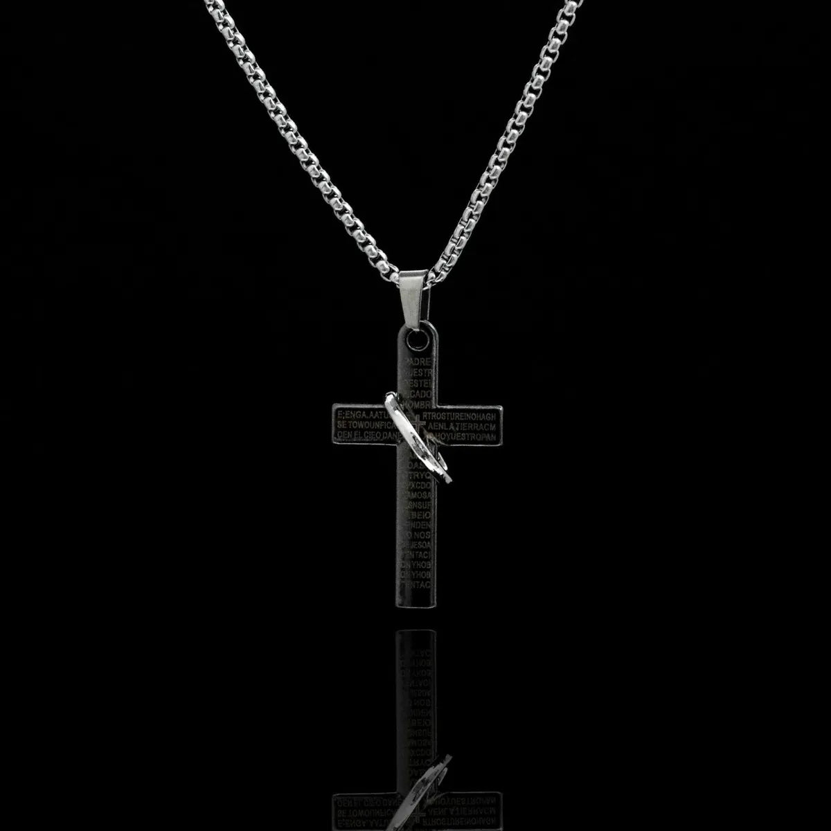 Punk Streetwear Cross Alloy Plating Unisex Charms Pendant Necklace