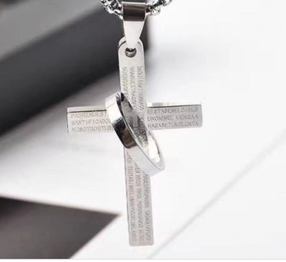 Punk Streetwear Cross Alloy Plating Unisex Charms Pendant Necklace