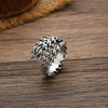Punk Style Alloy Electroplated Spine Skull Centipede Shape Unisex Ring