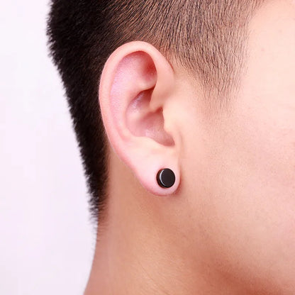 Simple Style Geometric Plating Metal Earrings Ear Studs