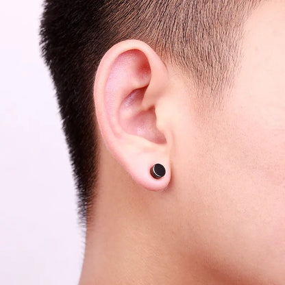 Simple Style Geometric Plating Metal Earrings Ear Studs