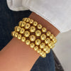 Punk Style Exaggerated Ball Chain Multilayer Bracelet Hiphop Geometric Mixed Material Electroplated Hand Accessories Set