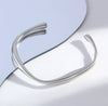 Punk Style Geometric Hshaped Electroplated Stainless Steel Bracelet Jewelry