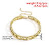 Punk Style Hiphop Plastic Geometric Chain Necklace For Women