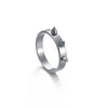 Punk Style Stainless Steel Geometric Electroplated Selfdefense Antiwolf Ring Unisex Couple Jewelry