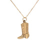 Punk Style Stainless Steel Long Chain Pendant Necklace With Electroplating