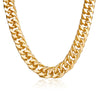 Punk Style Thick Chain Gold-Plated Alloy Necklace Wholesale Gooddiy