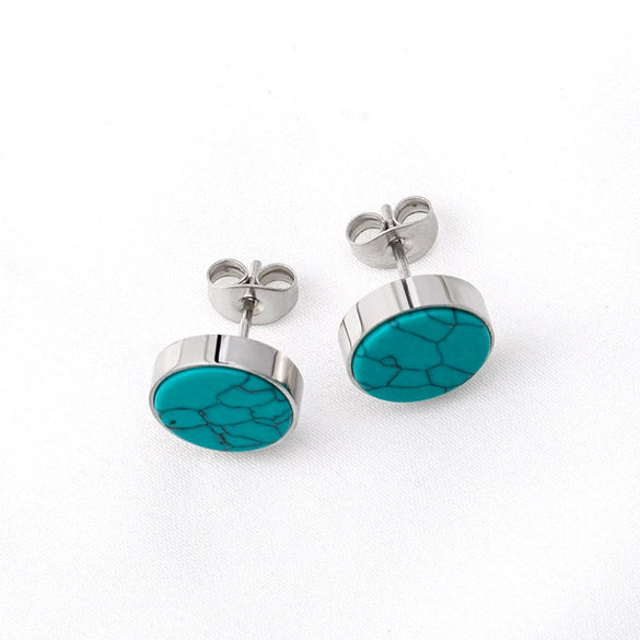 Punk Style Titanium Steel Geometric Polished Unisex Earrings
