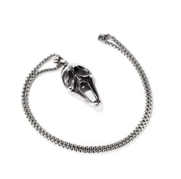 Punk Sun Skull Alloy Titanium Steel Plating Men'S Pendant Necklace